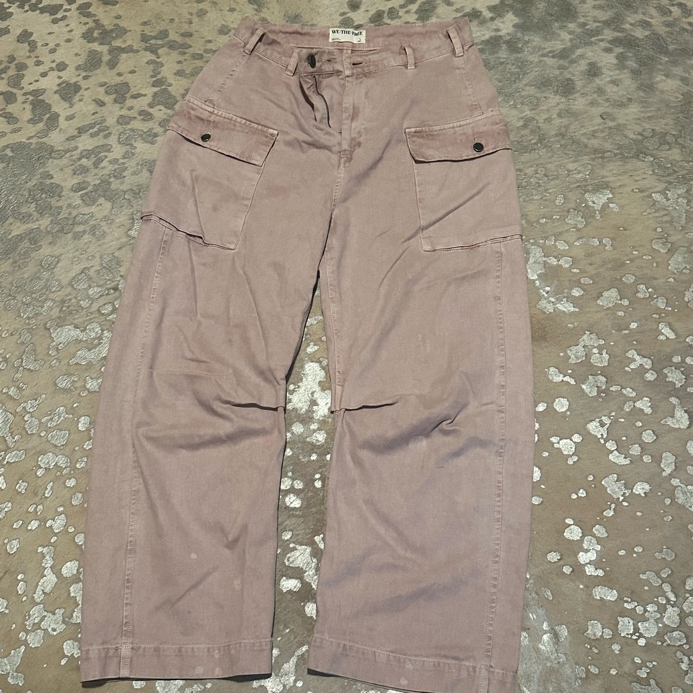 Free People Mauve Cargo Pants